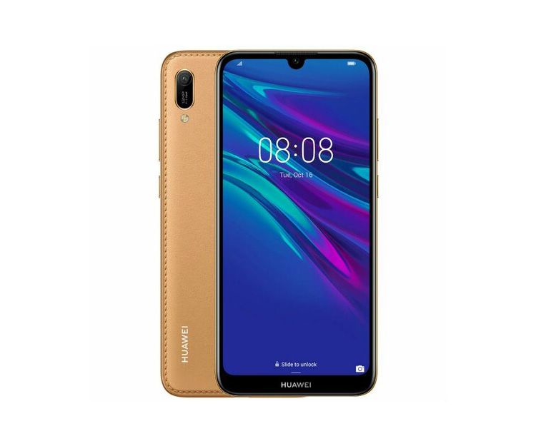 Смартфон Huawei Y6 2019 2/32Gb Amber Brown, фото 2 - интернет-магазин ДомКомфорт