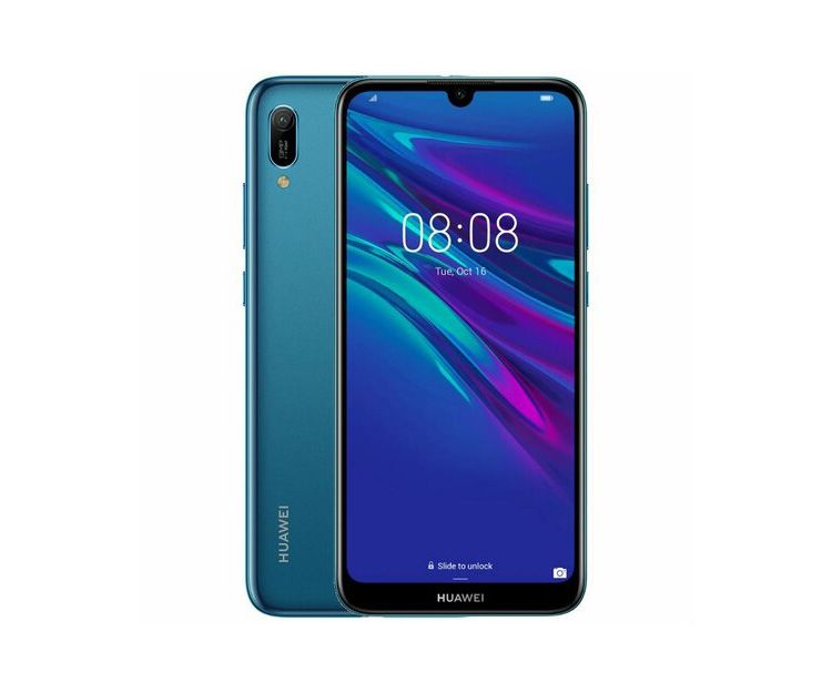 Смартфон Huawei Y6 2019 2/32Gb Blue, фото 2 - интернет-магазин ДомКомфорт