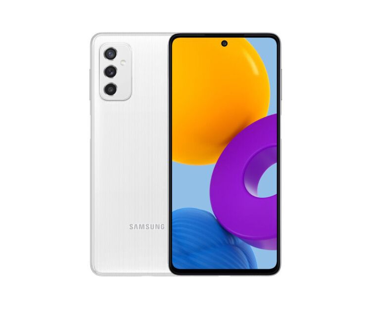 Смартфон Samsung Galaxy M52 6/128GB White (SM-M526BZWHSEK), фото 1 - интернет-магазин ДомКомфорт