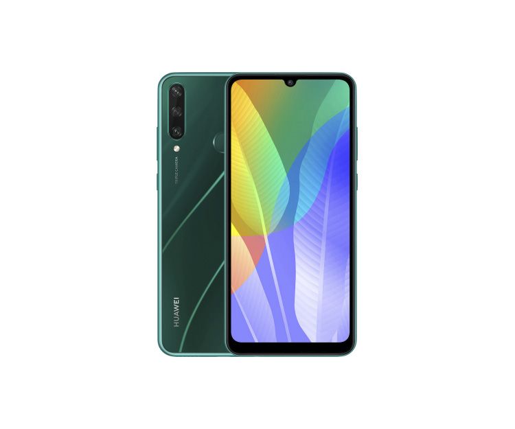 Смартфон Huawei Y6P 3/64GB Emerald Green, фото 1 - интернет-магазин ДомКомфорт