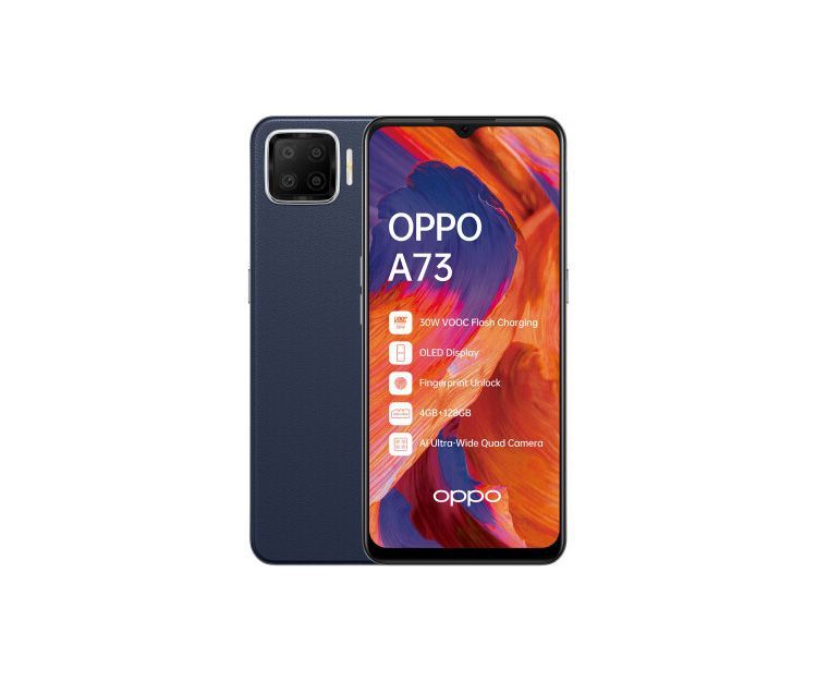 Смартфон OPPO A73 4/128Gb Blue, фото 1 - интернет-магазин ДомКомфорт