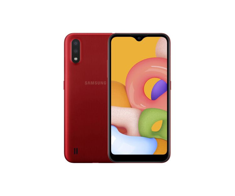 Смартфон Samsung Galaxy A01 2/16GB Red(SM-A015FZRDSEK), фото 1 – інтернет-магазин dom comfort