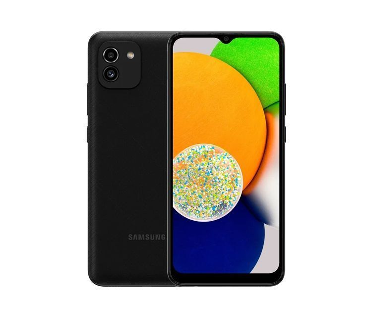 Смартфон SAMSUNG Galaxy A03 4/64GB Black (SM-A035FZKGSEK), фото 2 – інтернет-магазин dom comfort