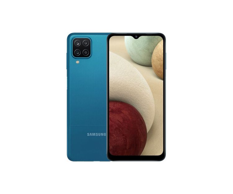 Смартфон Samsung Galaxy A12 3/32GB Blue (SM-A125FZBUSEK), фото 1 - интернет-магазин ДомКомфорт