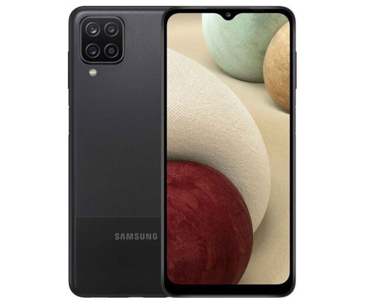 Смартфон Samsung Galaxy A12 4/64GB Nacho Black (SM-A127FZKVSEK), фото 2 - интернет-магазин ДомКомфорт