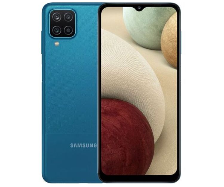 Смартфон Samsung Galaxy A12 4/64Gb Nacho Blue (SM-A127FZBVSEK), фото 2 - интернет-магазин ДомКомфорт