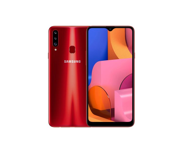 Смартфон Samsung Galaxy A20s 3/32GB Red (SM-A207FZRDSEK), фото 1 - интернет-магазин ДомКомфорт