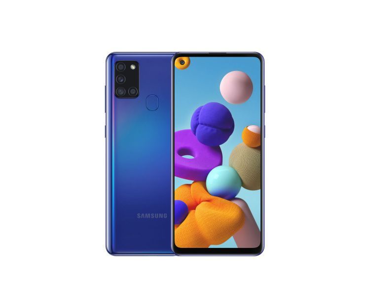 Смартфон Samsung Galaxy A21s 3/32GB Blue (SM-A217FZBNSEK), фото 1 – інтернет-магазин dom comfort