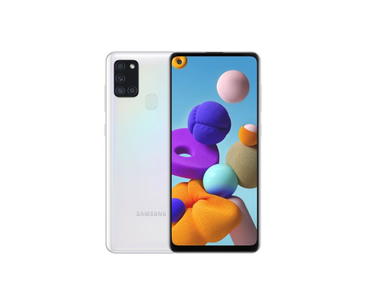 Смартфон Samsung Galaxy A21s 3/32GB White (SM-A217FZWNSEK), фото 1 – інтернет-магазин dom comfort