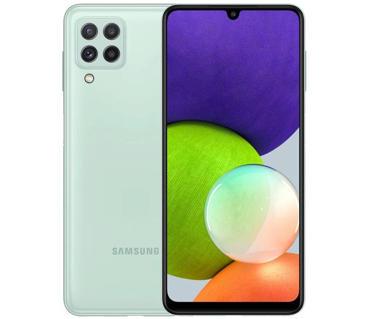 Смартфон Samsung Galaxy A22 4/128GB Light Green (SM-A225FLGGSEK), фото 1 – інтернет-магазин dom comfort