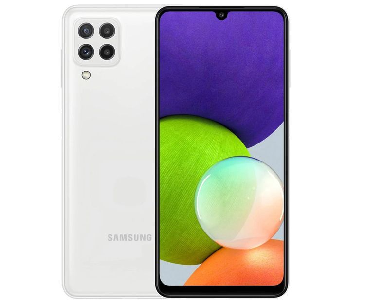 Смартфон Samsung Galaxy A22 4/64GB White (SM-A225FZWDSEK), фото 1 – інтернет-магазин dom comfort