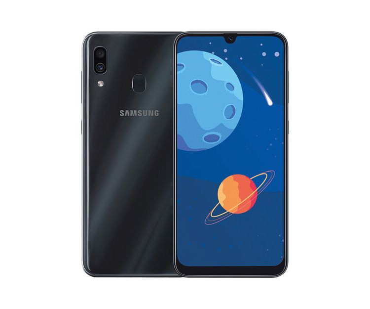 Смартфон Samsung Galaxy A30 4/64GB Black (SM-A305FZKOSEK), фото 1 - интернет-магазин ДомКомфорт