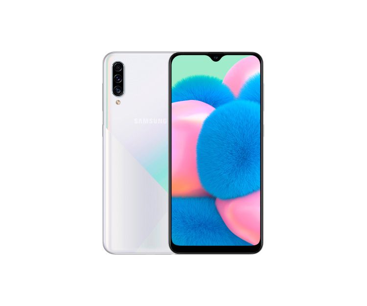 Смартфон Samsung Galaxy A30s 4/64GB White (SM-A307FZWVSEK), фото 1 - интернет-магазин ДомКомфорт