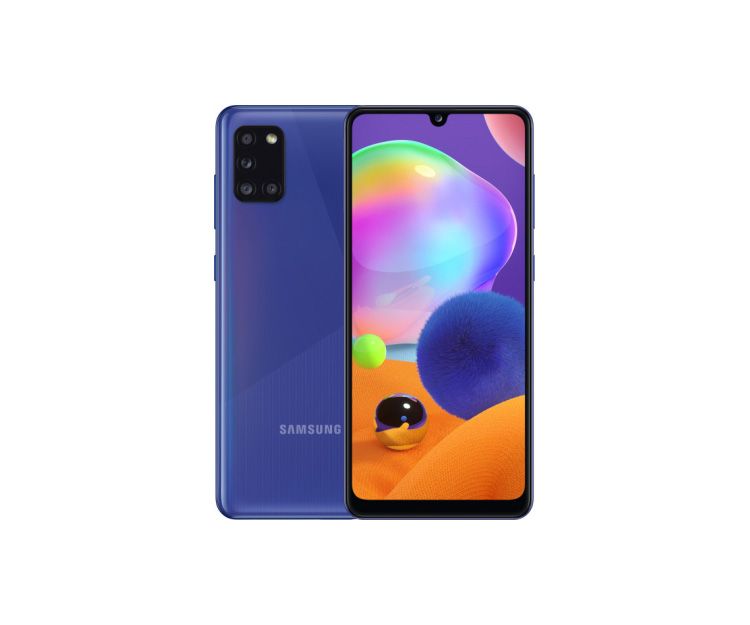 Смартфон Samsung Galaxy A31 4/128GB Blue (SM-A315FZBVSEK), фото 1 - интернет-магазин ДомКомфорт