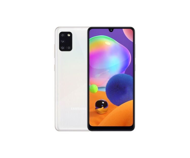 Смартфон Samsung Galaxy A31 4/128GB White (SM-A315FZWVSEK), фото 1 - интернет-магазин ДомКомфорт