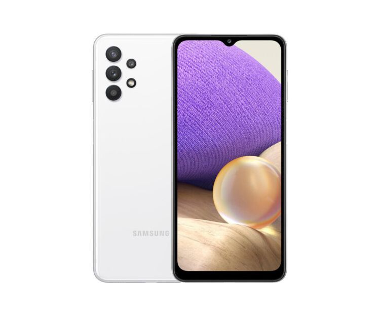 Смартфон Samsung Galaxy A32 4/64GB White (SM-A325FZWDSEK), фото 1 - интернет-магазин ДомКомфорт
