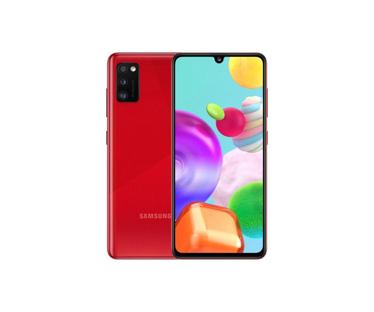 Смартфон Samsung Galaxy A41 4/64GB Red(SM-A415FZRDSEK), фото 1 - интернет-магазин ДомКомфорт