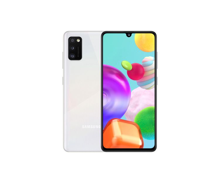 Смартфон Samsung Galaxy A41 4/64GB White(SM-A415FZWDSEK), фото 1 - интернет-магазин ДомКомфорт