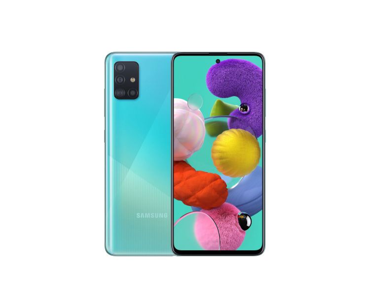 Смартфон Samsung Galaxy A-51 4/64GB Blue(SM-A515FZBUSEK), фото 1 - интернет-магазин ДомКомфорт