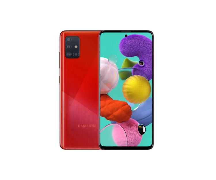 Смартфон Samsung Galaxy A-51 4/64GB Red(SM-A515FZRUSEK), фото 1 - интернет-магазин ДомКомфорт