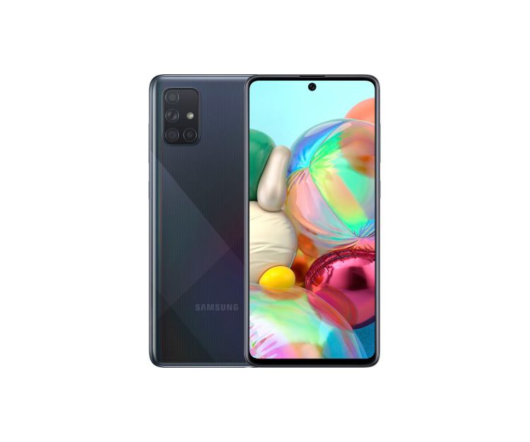 Смартфон Samsung Galaxy A71 6/128GB Black (SM-A715FZKUSEK), фото 1 - интернет-магазин ДомКомфорт