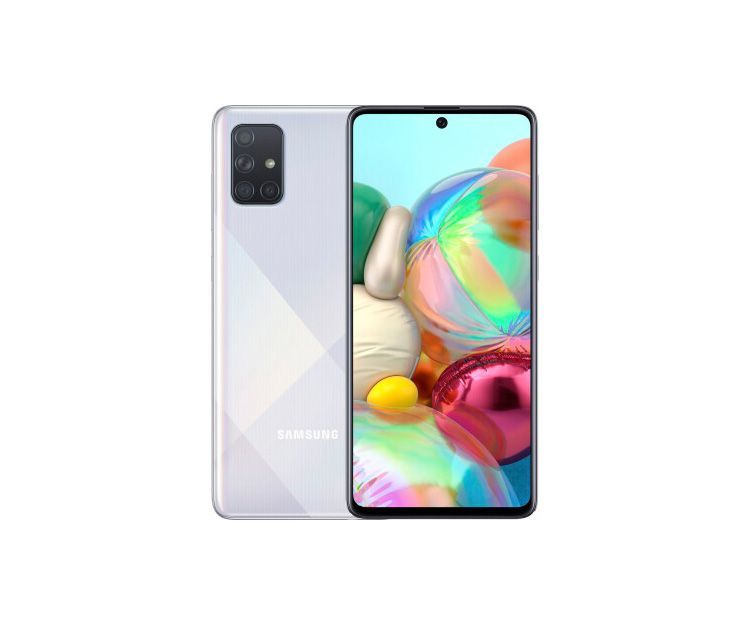 Смартфон Samsung Galaxy A71 6/128GB Metallic Silver(SM-A715FMSUSEK), фото 1 – інтернет-магазин dom comfort