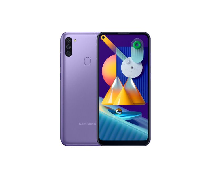 Смартфон Samsung Galaxy M11 3/32GB Violet (SM-M115FZLNSEK), фото 1 - интернет-магазин ДомКомфорт