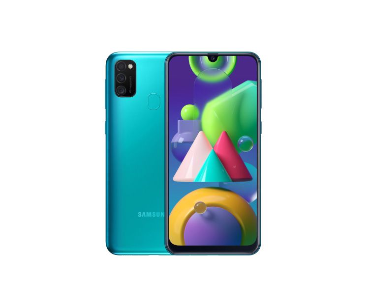 Смартфон Samsung Galaxy M21 4/64 Green (SM-M215FZGUSEK), фото 1 - интернет-магазин ДомКомфорт