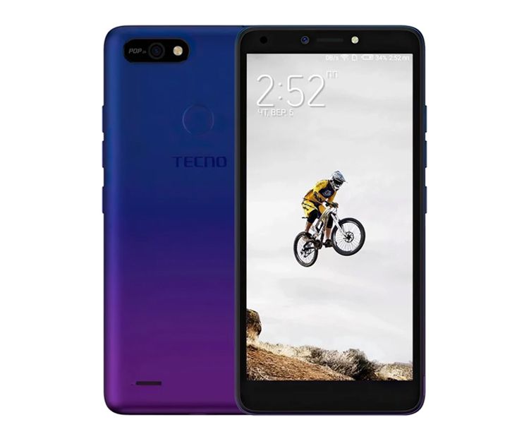 Смартфон TECNO POP 2F (B1G) 1/16GB Dual SIM Dawn Blue, фото 1 – інтернет-магазин dom comfort