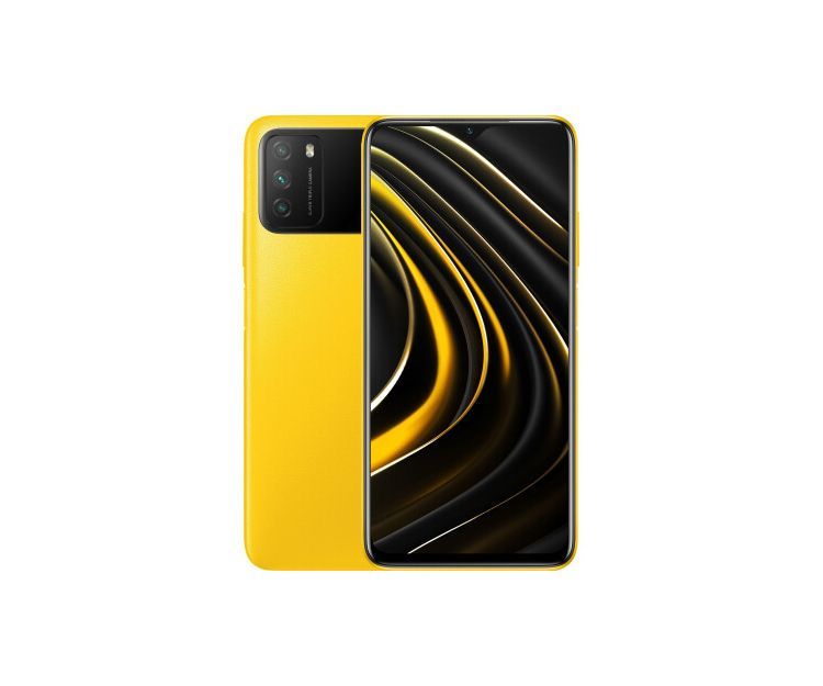 Смартфон Xiaomi Poco M3 4/128GB Yellow, фото 1 - интернет-магазин ДомКомфорт