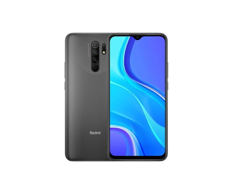 Смартфон Xiaomi Redmi 9 4/64GB Carbon Grey, фото 1 - интернет-магазин ДомКомфорт