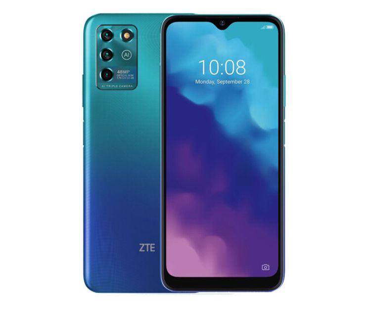 Смартфон ZTE BLADE V30 Vita 4/128GB Blue, фото 2 - интернет-магазин ДомКомфорт
